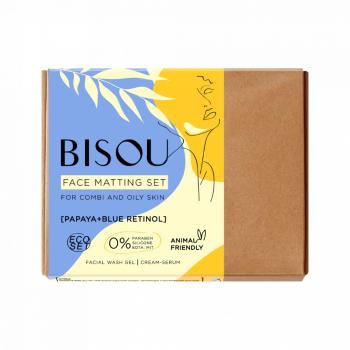 BISOU Set matifiant pentru piele mixtă si grasă (Face Matting Set)