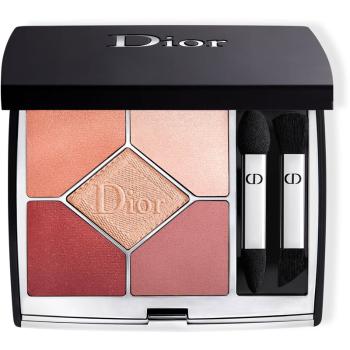 DIOR Diorshow 5 Couleurs Couture Velvet Limited Edition paletă cu farduri de ochi culoare 729 Rosa Mutabilis 7 g