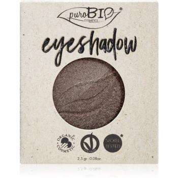 puroBIO Cosmetics Compact Eyeshadows fard ochi rezervă culoare 19 Intense Gray 2,5 g