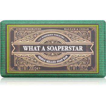 The Somerset Toiletry Co. Distinguished Gentlemen Soap Bar săpun solid pentru barbati Balsam & Cedar 200 g