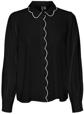 Vero Moda Cămașă pentru femei VMGIGI Regular Fit 10303039 Black M