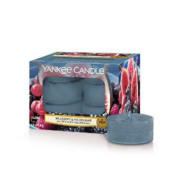 Yankee Candle Lumânări aromatice de ceai Mulberry &amp; Fig Delight 12 x 9,8 g