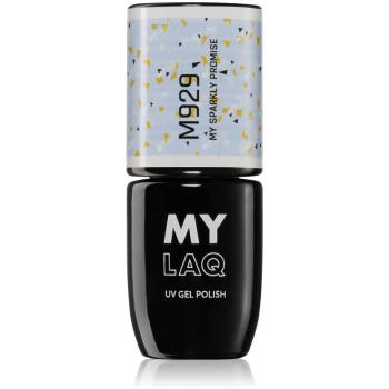 MYLAQ UV Gel Polish My Promise lac de unghii sub forma de gel culoare My Sparkly Promise 5 ml