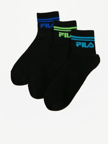 FILA Set de 3 perechi de șosete Negru