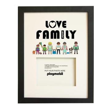 Ramă foto neagră de agățat 30x40 cm Love Family – Playmobil