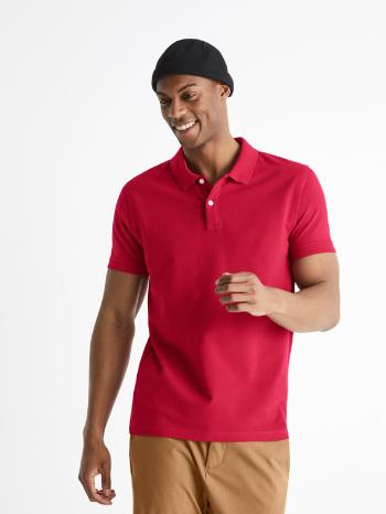 Celio Teone Polo Tricou Roșu