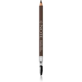 Note Cosmetique Natural Lool Eyebrow Pencil creion pentru sprancene cu pensula 04 Deep Brown 1,08 g