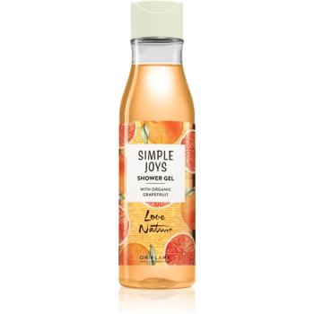 Oriflame Love Nature Simple Joys gel de duș Organic Grapefruit 250 ml