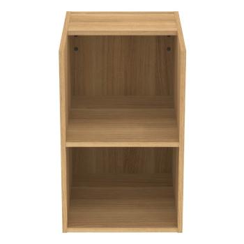 Dulap de baie în culoare naturală scund/suspendat cu aspect de lemn de stejar 40x63 cm i.Life B – Ideal Standard