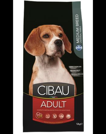 CIBAU Adult Medium 12 kg hrana pentru caini adulti rasa medie