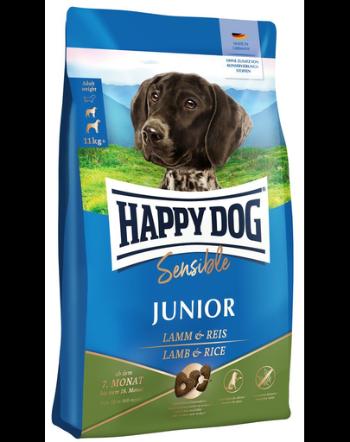 HAPPY DOG Sensible Junior Hrana uscata pentru caini junior cu sistem digestiv sensibil, cu miel 10 kg