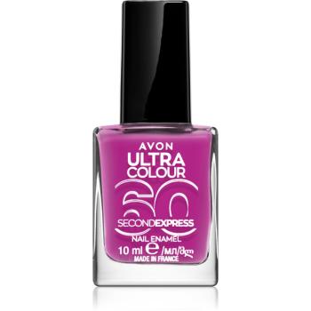 Avon Ultra Colour 60 Second Express lac de unghii cu uscare rapida culoare In Mauve With U 10 ml