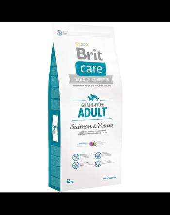 BRIT Care Grain-Free Adult hrana uscata caini adulti talie mica/medie, somon si cartofi 1 kg