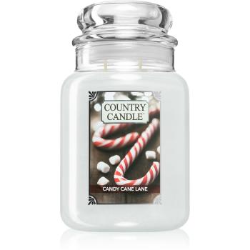 Country Candle Candy Cane Lane lumânare parfumată 680 g