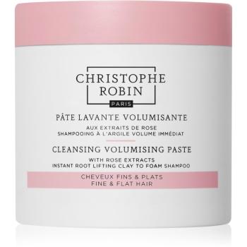 Christophe Robin Cleansing Volumizing Paste with Rose Extract șampon exfoliant pentru păr cu volum 250 ml