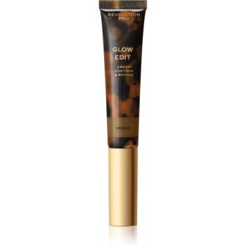 Revolution PRO Glow Edit crema bronzanta culoare Medium 15 ml