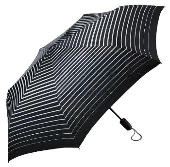 Esprit Umbrelă pliabilă pentru femei Easymatic Light Degradee Stripe 58653 Black