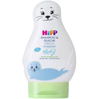Hipp Babysanft sampon pentru copii de par si de corp Seal 200 ml