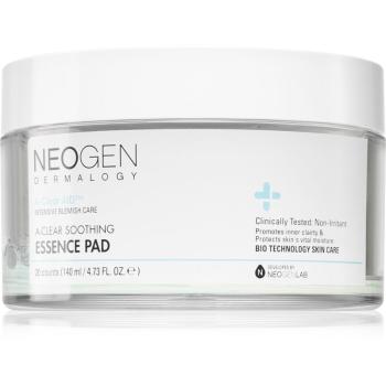 Neogen Dermalogy A-Clear Soothing Essence Pad discuri pentru indepartarea impuritatilor pentru netezirea pielii 20 buc