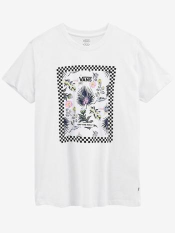 Vans Border Floral Tricou pentru copii Alb