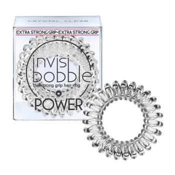 Invisibobble Elastice pentru păr Invisibobble Power 3 bucăți crystal clear