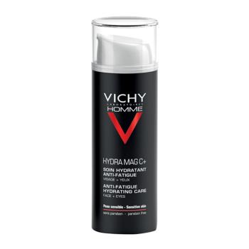 Vichy Homme Hydra-Mag C tratament de hidratare împotriva semnelor de oboseală pe zona feței și a ochilor 50 ml