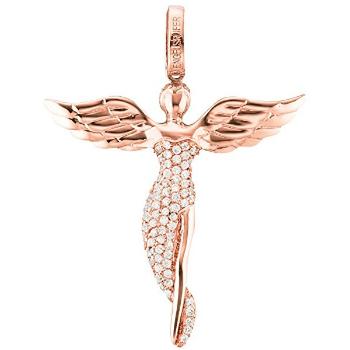 Engelsrufer Pandantiv argint roz auriu cu zirconi ERP-ANGEL-R 2.6 cm