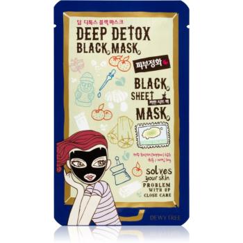 Dewytree Black Mask Deep Detox mască compresă hidratantă 30 g