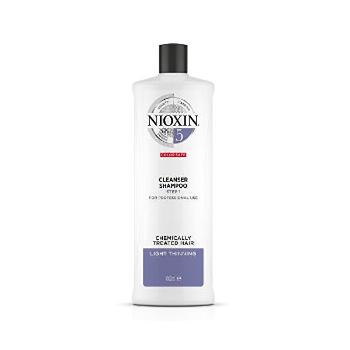Nioxin System 5 (Shampoo Cleanser System 5 ) Șampon de curățare pentru părul normal până la gros natural și vopsit ușor subțire 1000 ml