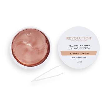 Revolution Skincare Pernuțe calmante sub ochi Rose Gold Vegan Collagen (Soothing Eye Patches) 60 buc