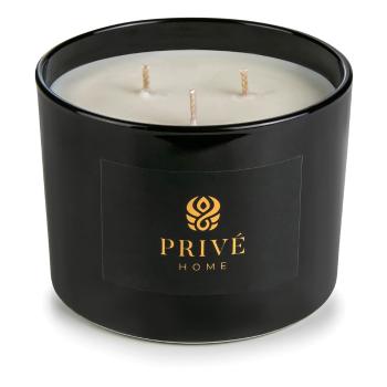 Lumânare parfumată Privé Home Tobacco & Leather, timp de ardere 35 h