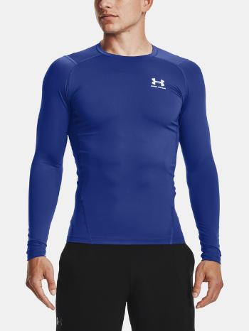 Under Armour UA HG Armour Comp LS Tricou Albastru