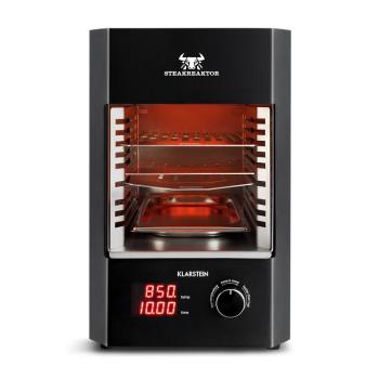 Klarstein Steakreaktor 2.0, 1600 W, grill electric pentru domiciliu, 850 &deg;C, cu radiatii infrarosii