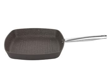 Tigaie grill Aqura - negru/argintiu - Mărimea diametru 28 cm