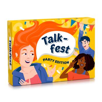 Spielehelden Talkfest Party Edition, joc de cărți cu peste 100 de întrebări în limba engleză