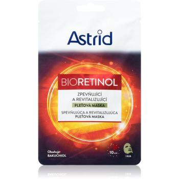 Astrid Bioretinol mască textilă pentru o fermitate și netezire imediată a pielii cu vitamine 20 ml