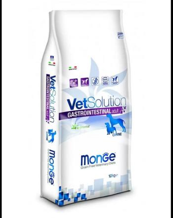 MONGE Vet Solution Dog Gastrointestinal hrana dietetica pentru caini cu afectiuni gastrointestinale 12 kg