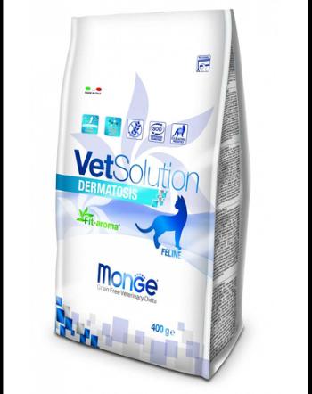 MONGE Vet Solution Cat Dermatosis Hrana uscata pentru pisici adulte cu afectiuni dermatologice 1,5 kg