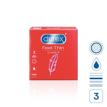 Durex Prezervative Feel Thin 3 buc.