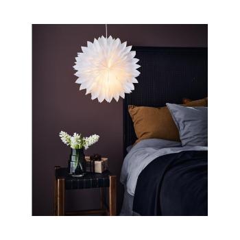 Decorațiune luminoasă suspendată de Crăciun Markslöjd Solina, înălțime 45 cm, alb