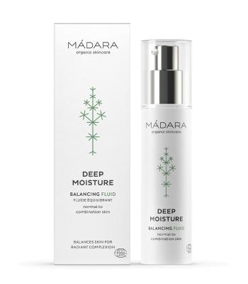 MÁDARA Fluid hidratant pentru pielea normală până la mixtăDeep Moisture (Balancing Fluid) 50 ml