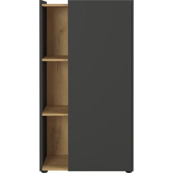 Bibliotecă gri închis cu aspect de stejar 62x115 cm Austin - Germania