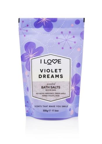 I Love Sare de baie Signature Violet Dreams (Bath Salts) 500 g