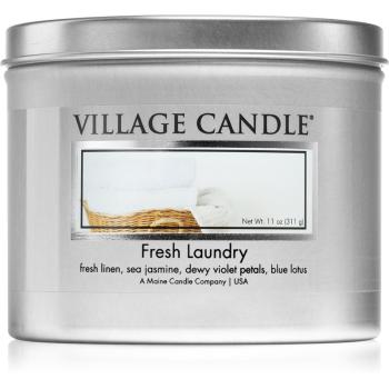 Village Candle Fresh Laundry lumânare parfumată  în placă 311 g