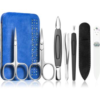 DuKaS Premium Line Solingen Set de manichiură 125 Blue (+ carcasă)