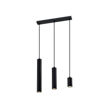 Lustră neagră cu abajur din metal 6x46 cm Tubo – Candellux Lighting