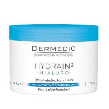 DERMEDIC Ultra Unt de corp hidratant pentru pielea uscată și foarte uscată Hydrain3 Hyaluro 225 ml