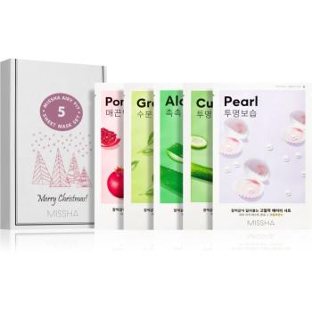 Missha Merry Christmas Airy Fit Sheet Mask Set set de măști textile (ediție cadou)