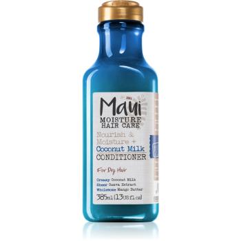 Maui Moisture Nourish & Moisture + Coconut Milk balsam hidratant pentru par uscat 385 ml