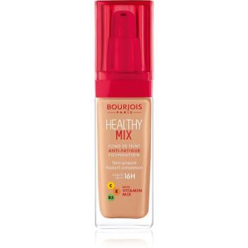 Bourjois Healthy Mix makeup radiant cu hidratare 16 de ore culoare 55,5 Honey 30 ml